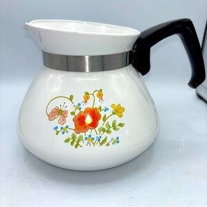 Corningware Vintage Wildflower P-l04 6 Cup Teapot